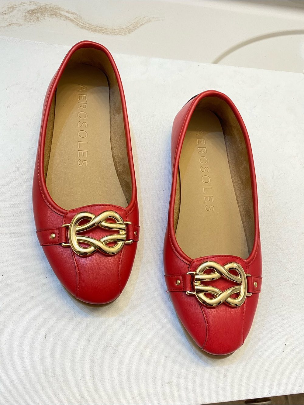 Aerosoles big bet ballets flat cushions sole size 9.5M excellent condition